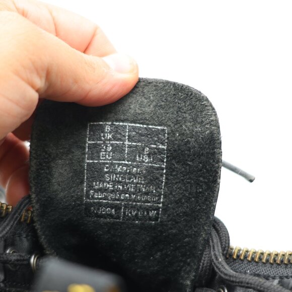 Doc Dr. Martens Sinclair Women’s Size 8 Black Leather Zip-Up Lace Platform Boots - Picture 3 of 11